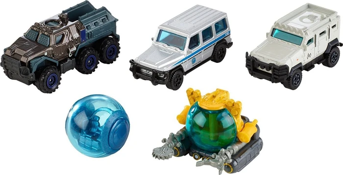 Mattel Matchbox Jurassic World Die-Cast Fahrzeuge 5er-Pack