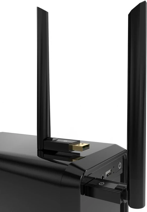 Conceptronic ABBY17B Bluetooth USB Adapter mit externer Antenne, Reichweite bis 100m, Bluetooth 5.3, USB-A 2.0 [Stecker]