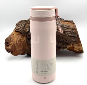 Stanley Iceflow Twist Flip Isolierflasche 470ml rose quartz