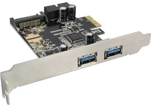 InLine Schnittstellenkarte, 2x USB-A 3.0, 1x USB 3.0 intern, PCIe x1