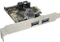 InLine Schnittstellenkarte, 2x USB-A 3.0, 1x USB 3.0 intern, PCIe x1 Vorschaubild