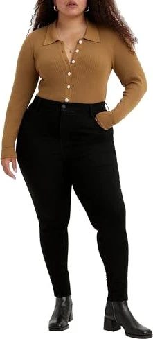 Levi's 720 High Rise Super Skinny Plus Jeans black celestial (Damen)