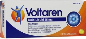 Novartis Voltaren Dolo Liquid 25mg Weichkapseln, 20 Stück