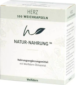 Natur-Nahrung Herz Weißdorn Weichkapseln, 100 Stück