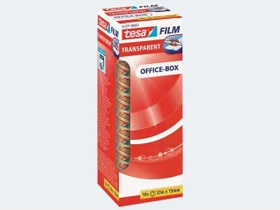 tesa tesafilm Office-Box transparent, Klebeband, 15mm/33m, 10 Stück