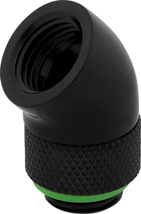 Corsair Hydro X Series XF Hardline, Winkeladapter 45° G1/4", schwarz, 2er-Pack
