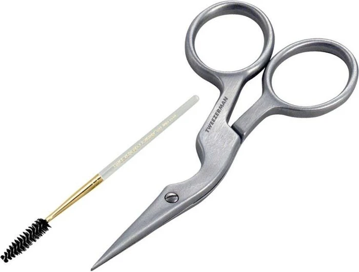Tweezerman Brow Shaping Scissors & Brush Augenbrauenschere & -bürstchen
