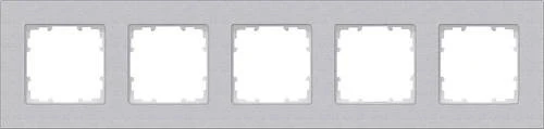 Siemens DELTA miro Rahmen 5-Fach, aluminiummetallic