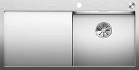 Blanco Claron 5 S-IF InFino Einbau Becken rechts mit Ablauffernbedienung edelstahl
