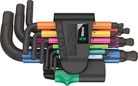 Wera 950/9 Hex-Plus Multicolour 2 Innensechskant Winkelschlüsselsatz, 9-tlg.