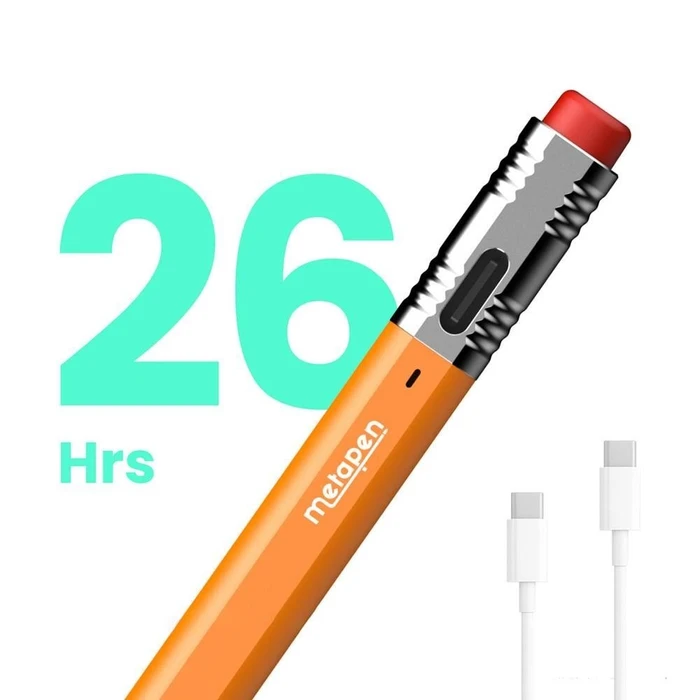 Metapen Air 8 Pro X iPad Pencil mit Air-Flex-Spitze, orange