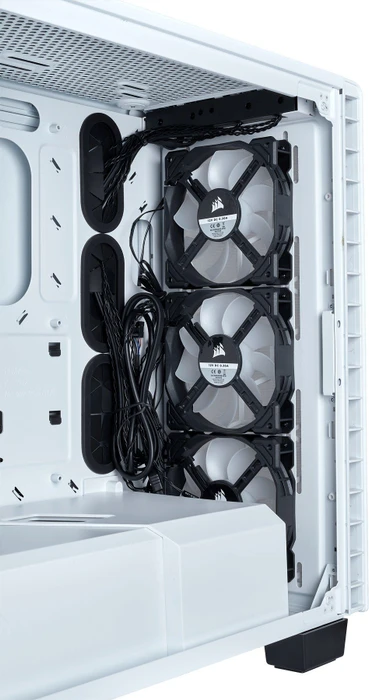 Corsair Crystal Series 460X RGB weiß, Glasfenster
