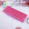 Attack Shark X68 HE Rapid Trigger Keyboard, rosa mit Kontur, LEDs RGB, Outemu White Jade Magnetic, USB, US Vorschaubild