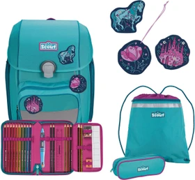 Scout Genius Dreamworld Schultaschen-Set, 4-tlg.