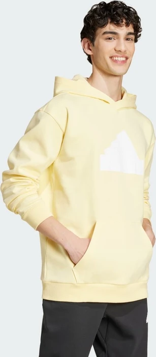 adidas Future Icons Badge of Sport Hoodie almost yellow (Herren)