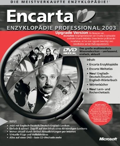 Microsoft Encarta Enzyklopädie 2003 Professional Update DVD (deutsch) (PC)
