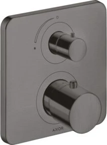 Hansgrohe Axor Citterio M Thermostat mit Absperrventil brushed black chrome