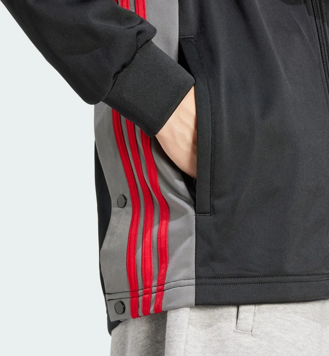 adidas Adicolor Adibreak Trainingsjacke black/better scarlet/grey four (Herren)