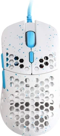 HK Gaming Mira-M Gaming Mouse Massalia weiß/hellblau, USB
