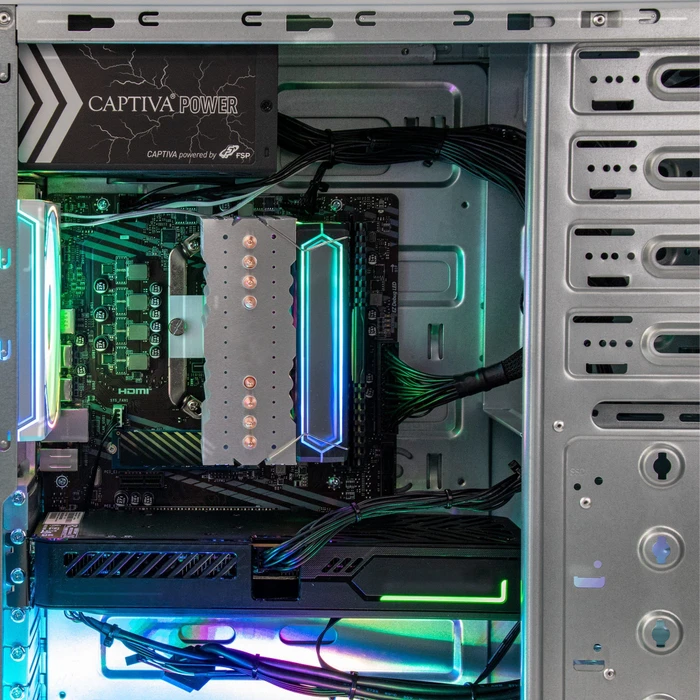 Captiva Highend Gaming R95-904, Ryzen 7 5700X, 16GB RAM, 1TB SSD, Radeon RX 9060 XT, Windows 11 Home