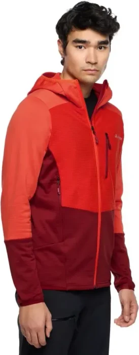Vaude Monviso Hooded Grid Fleece Funktionsjacke carmine (Herren)
