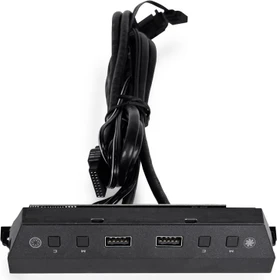Lian Li LAN216-1 Additional I/O Kit, schwarz