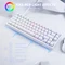 Attack Shark X68 HE Rapid Trigger Keyboard, weiß mit Kontur, LEDs RGB, Outemu White Jade Magnetic, USB, US Vorschaubild
