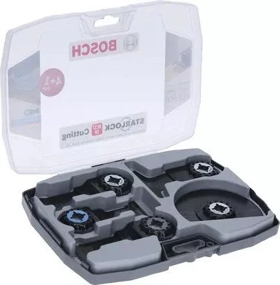 Bosch Professional Best of Cutting Zubehörset für Multifunktionswerkzeug inkl. Werkzeugbox, 5-tlg.
