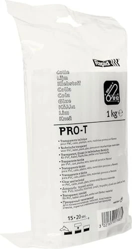 Rapid Pro-T Heißklebepatronen transparent, 12x190mm, 50 Stück