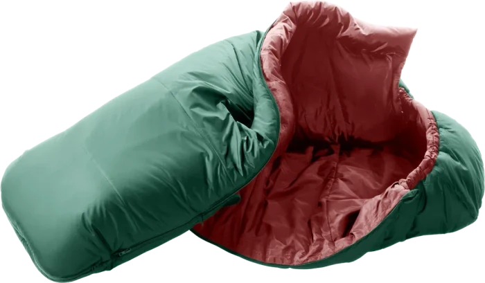 Deuter Starlight Pro Mumienschlafsack seegreen/redwood (Junior)