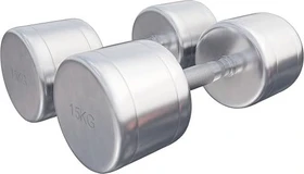 Gorilla Sports Chrom Kurzhantel Set 2x 15kg