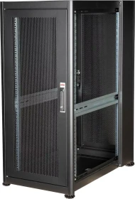 Roline / Secomp Basic 19" Netzwerkschrank 26HE, montiert, Glastür, IP20, RAL 9005, 1000mm tief