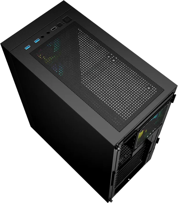 Gembird Fornax 4000W Black, Glasfenster