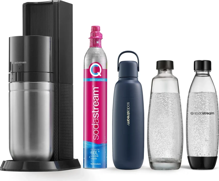 SodaStream Duo Fizz & Go Trinkwassersprudler titan