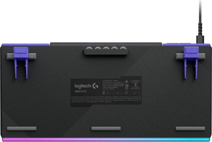 Logitech G512 X 75 TMR, schwarz, Dual-Swap analog/mechanisch, taktil, USB, ND