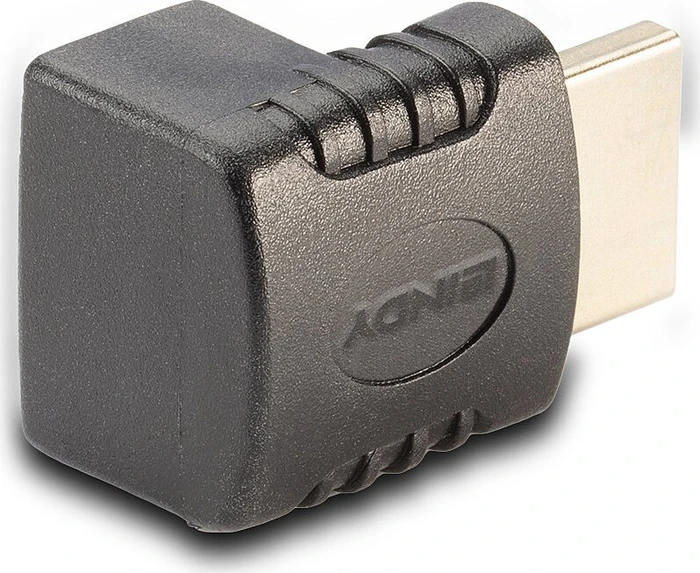 Lindy 4K HDMI Typ A Stecker/Buchse Adapter gewinkelt 90°