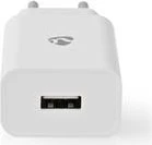 Nedis 12W USB-Universal-Ladegerät inkl. Lightning-Kabel weiß