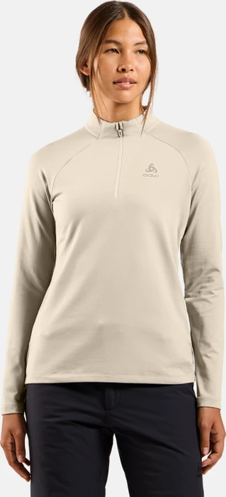 Odlo Essentials Light Mid Layer Half-Zip Funktionsshirt langarm agate gray (Damen)