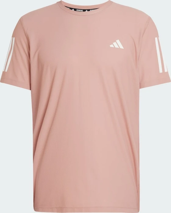 adidas Own the Run Laufshirt kurzarm warm clay (Herren)