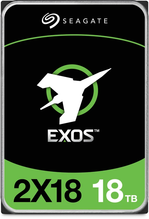 Seagate Exos X 2X18 18TB, SED, 24/7, 512e/4Kn / 3.5" / SAS 12Gb/s