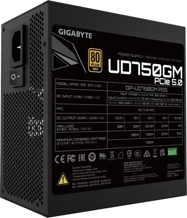GIGABYTE UD750GM 750W, ATX 3.0