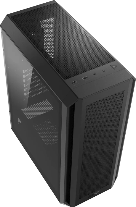 ADATA XPG Valor Air Plus, schwarz, Glasfenster