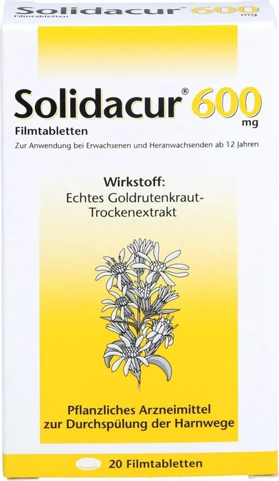 Solidacur 600mg Filmtabletten, 20 Stück