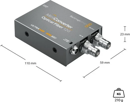 Blackmagic Design MiniConverter Mini Converter Optical Fiber 12G