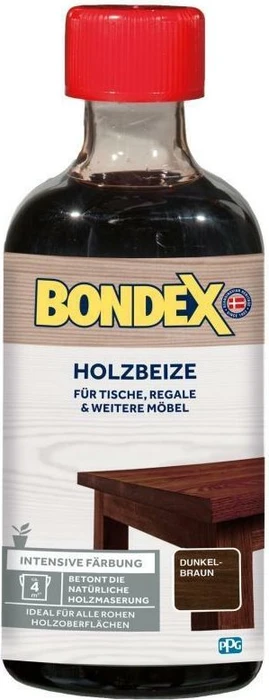 Bondex Holzbeize innen dunkelbraun, 250ml