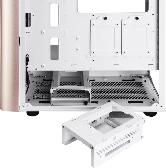 SilverStone Seta A1 Rose Gold, Glasfenster