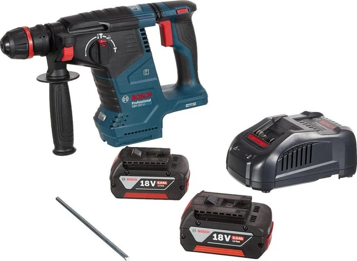 Bosch Professional GBH 187-LI Akku-Bohr-/Meißelhammer inkl. Koffer + 2 Akkus 5.0Ah