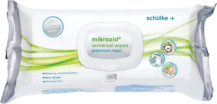 Schülke & Mayr Mikrozid Universal Wipes Premium Flächendesinfektiontücher, 80 Stück