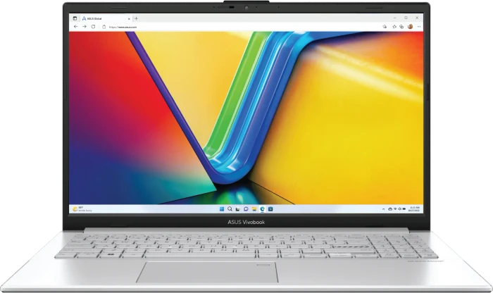 ASUS VivoBook Go 15 OLED E1504FA-L1272W, Cool Silver, Ryzen 5 7520U, 16GB RAM, 512GB SSD, DE