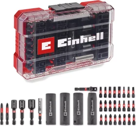 Einhell M-Case Impact Bitset/Steckschlüsselsatz inkl. Werkzeugbox, 35-tlg.